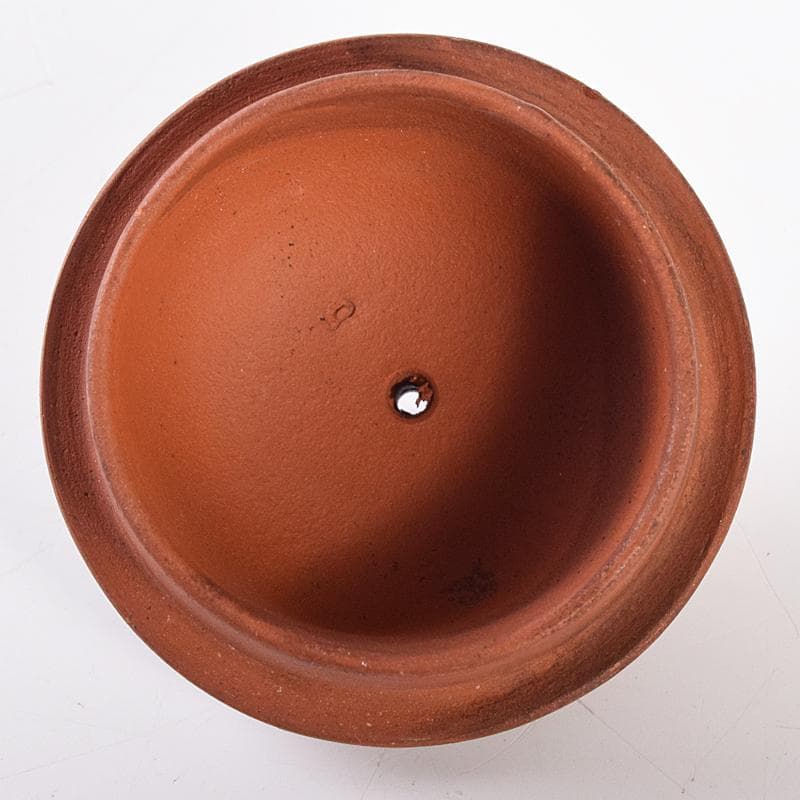 中国　中国宣興銘　紫砂　朱泥　急須　茶壷　V　R8601