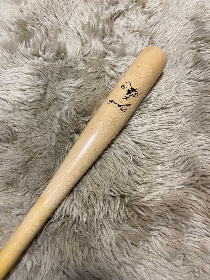 阪神タイガース藤川俊介実使用硬式木製バットNPBプロ野球サイン入り