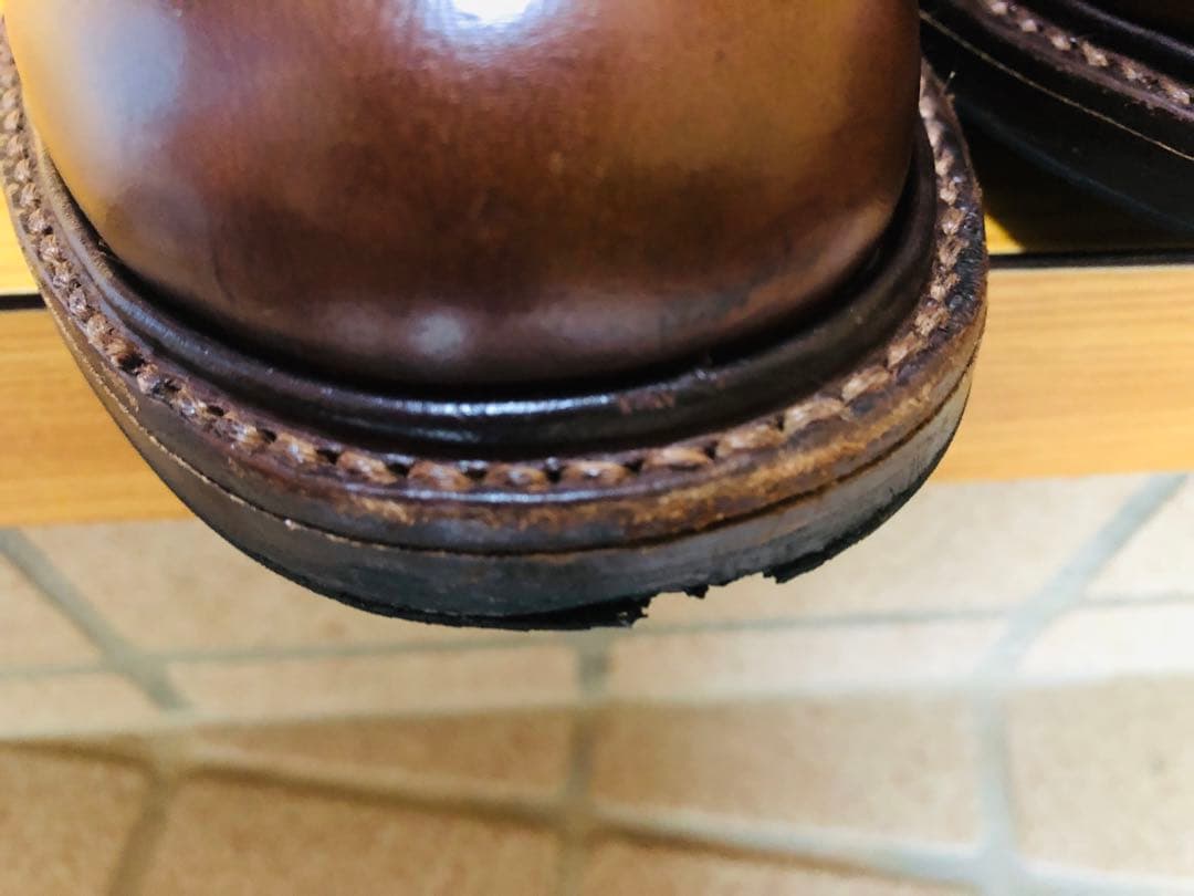 WHEEL ROBE ブラウンレザードレスシューズ