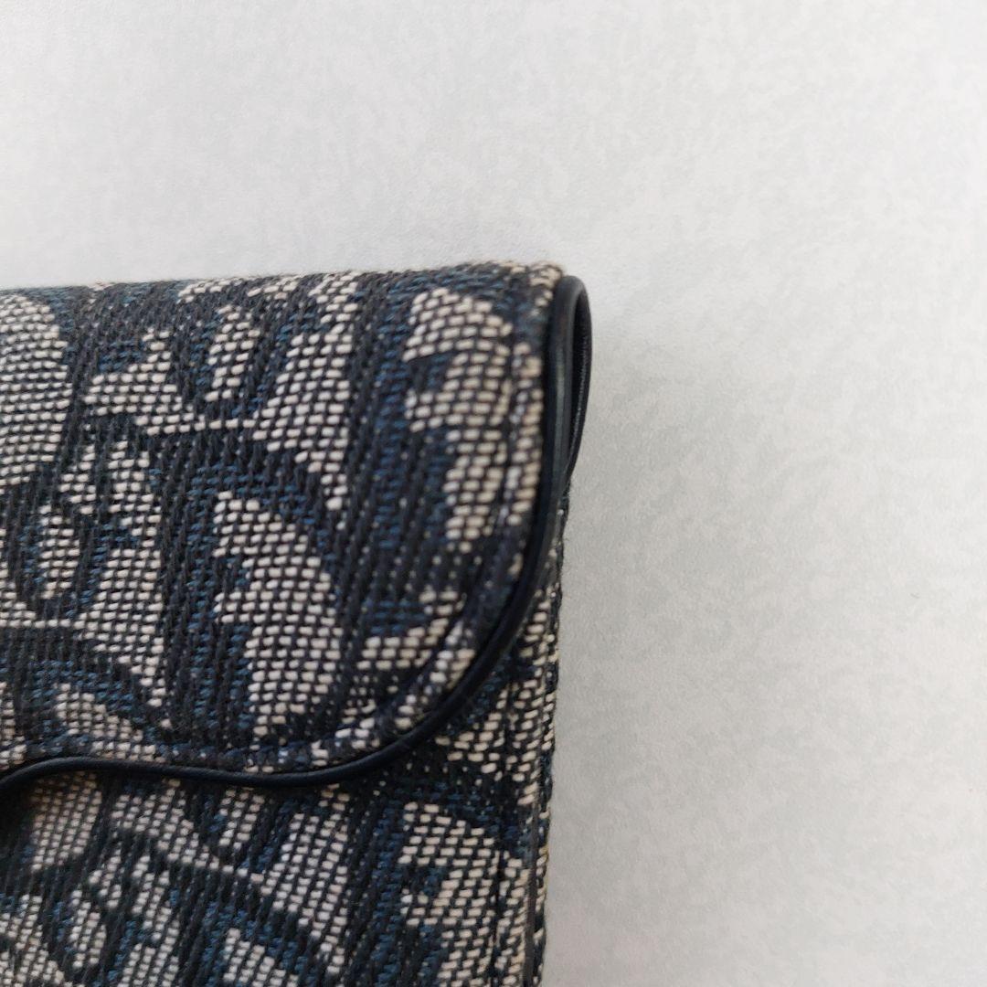 【大人気】クリスチャンディオール　サドル　カード入れ財布　トロッター　キャンバス