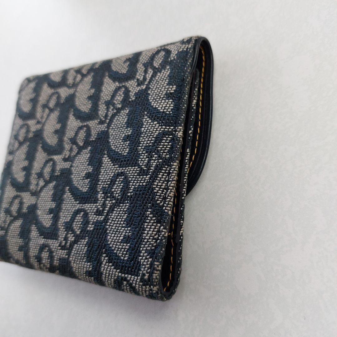 【大人気】クリスチャンディオール　サドル　カード入れ財布　トロッター　キャンバス