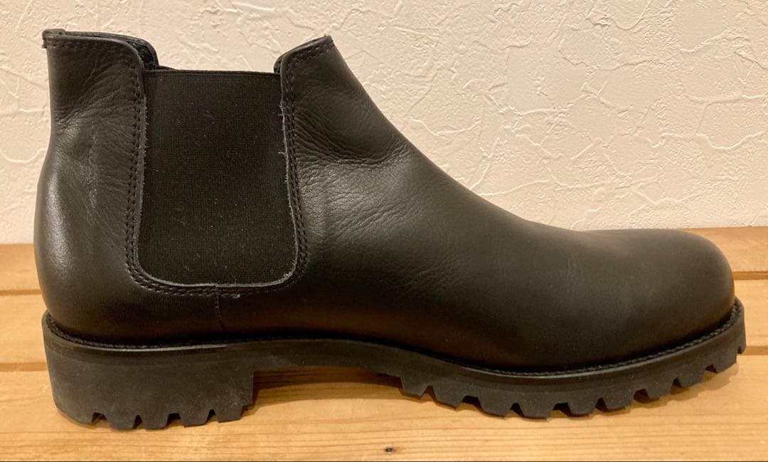 新品パドローネ ビブラムソール レザー サイドゴアブーツ 撥水 日本製 本革