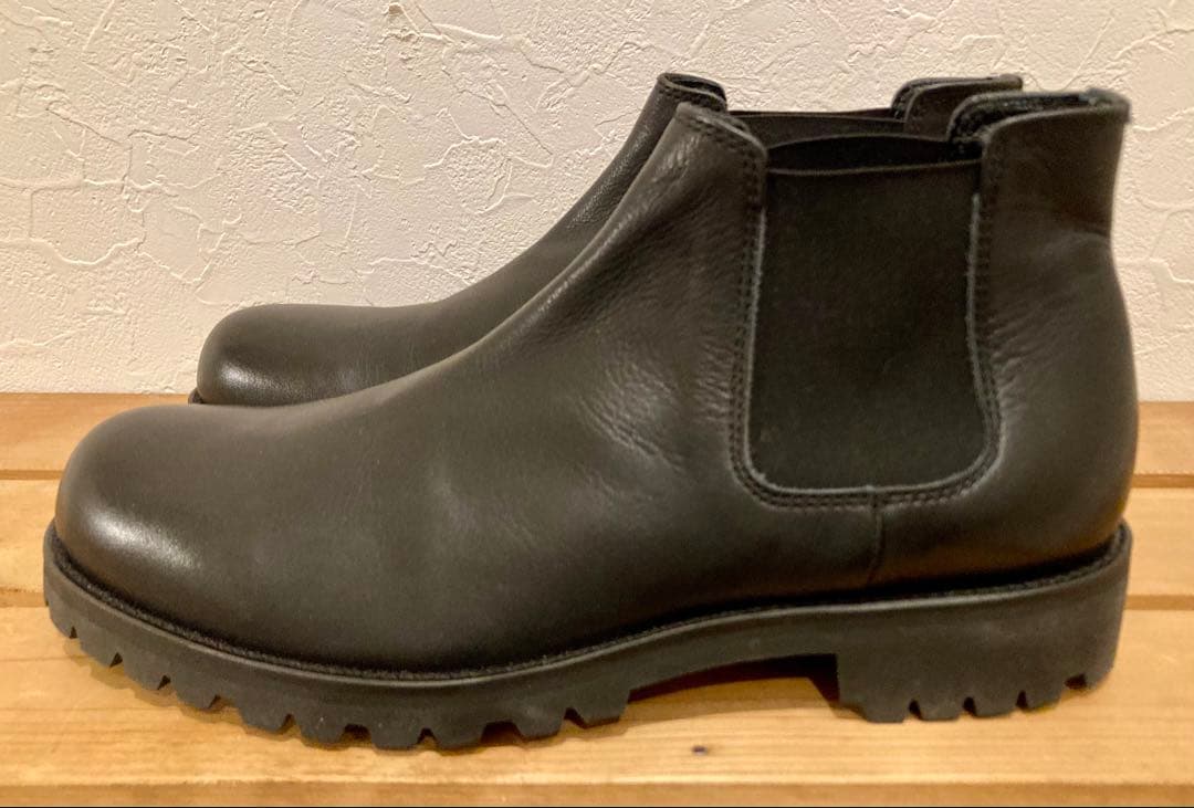 新品パドローネ ビブラムソール レザー サイドゴアブーツ 撥水 日本製 本革