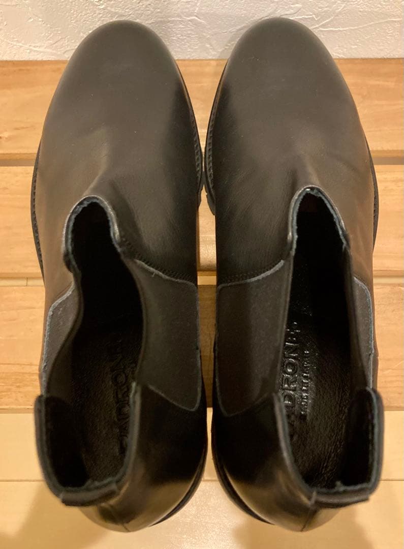 新品パドローネ ビブラムソール レザー サイドゴアブーツ 撥水 日本製 本革