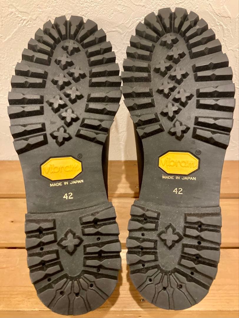 新品パドローネ ビブラムソール レザー サイドゴアブーツ 撥水 日本製 本革