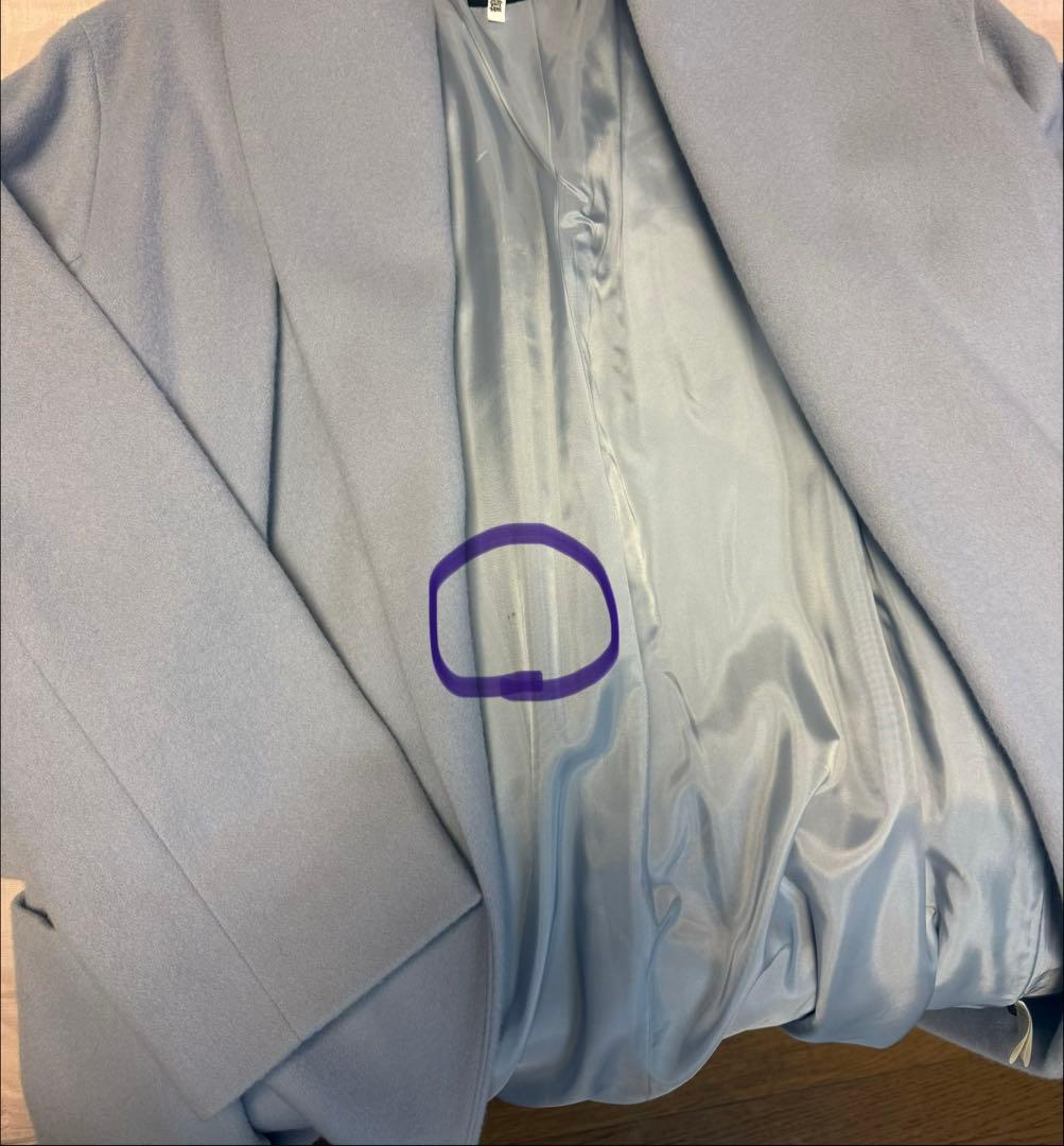 ！注意事項あり！ アルアバイル　ビーバーシャールカラーコートベルト付き