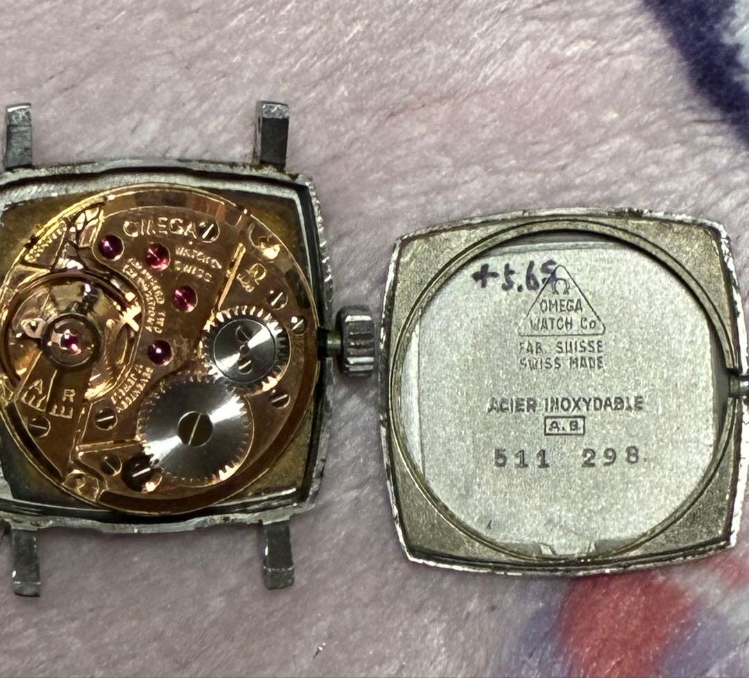 今だけ！OMEGA Geneve 手巻き時計 スクエア　ヴィンテージ　Watch