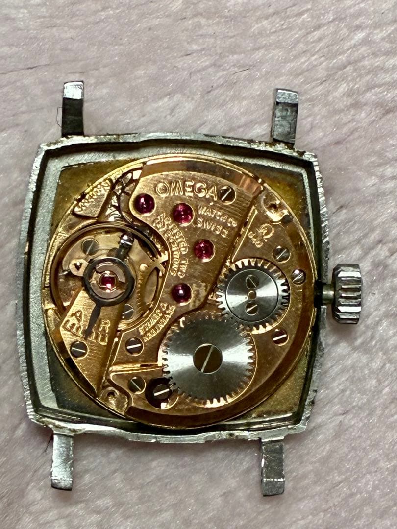 今だけ！OMEGA Geneve 手巻き時計 スクエア　ヴィンテージ　Watch