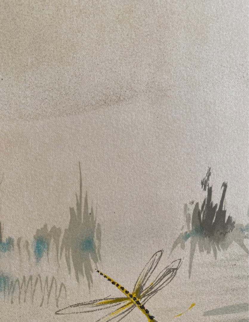 サルバドール・ダリ　リトグラフ「デュモントの到着」1969年作品　ダリ直筆サイン