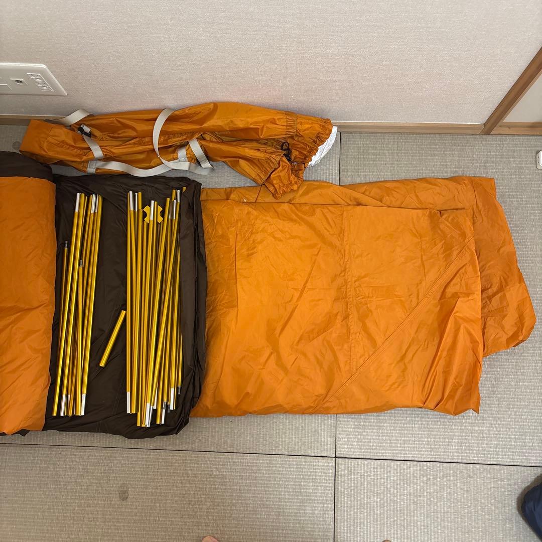 mont-bell クロノスキャビン3　オレンジキャンプテント