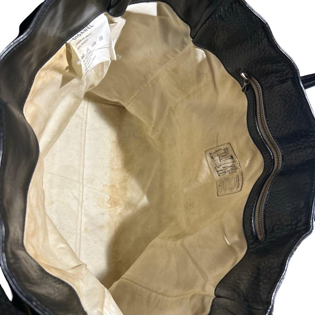 希少 DIGAWEL レザーショルダーバッグ ハンド 本革 ディガウェル