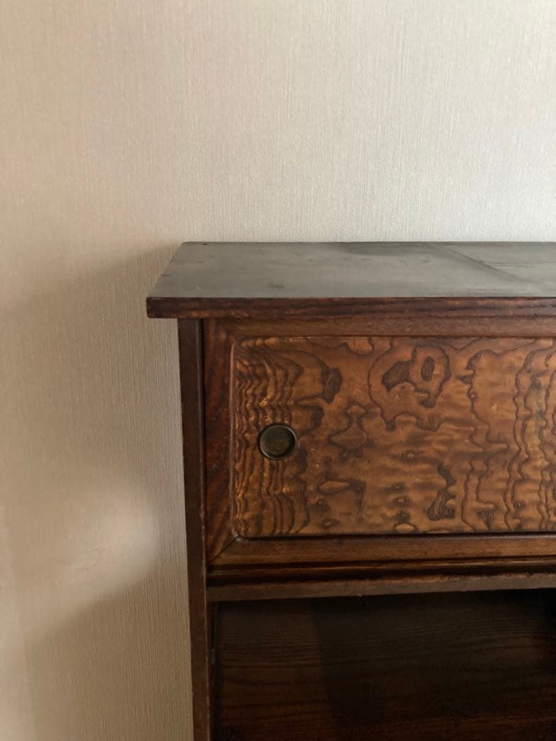 【送料込】アンティークの収納棚　高さ89cm