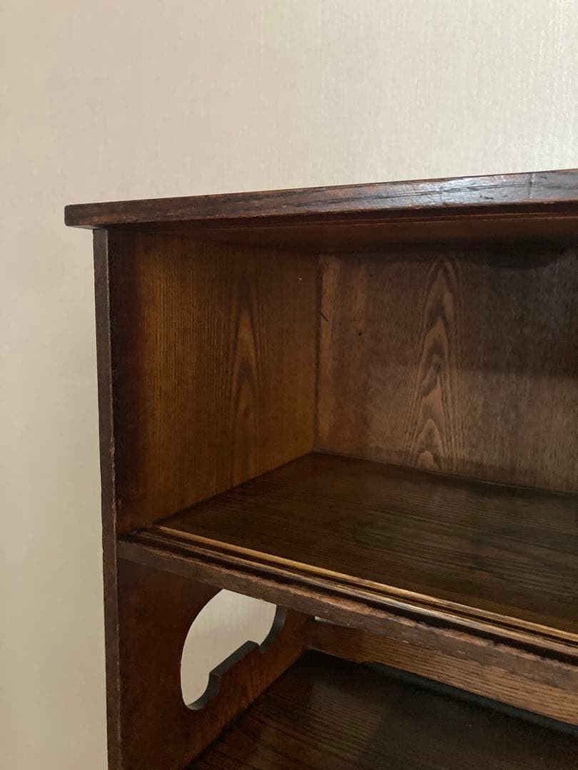 【送料込】アンティークの収納棚　高さ89cm