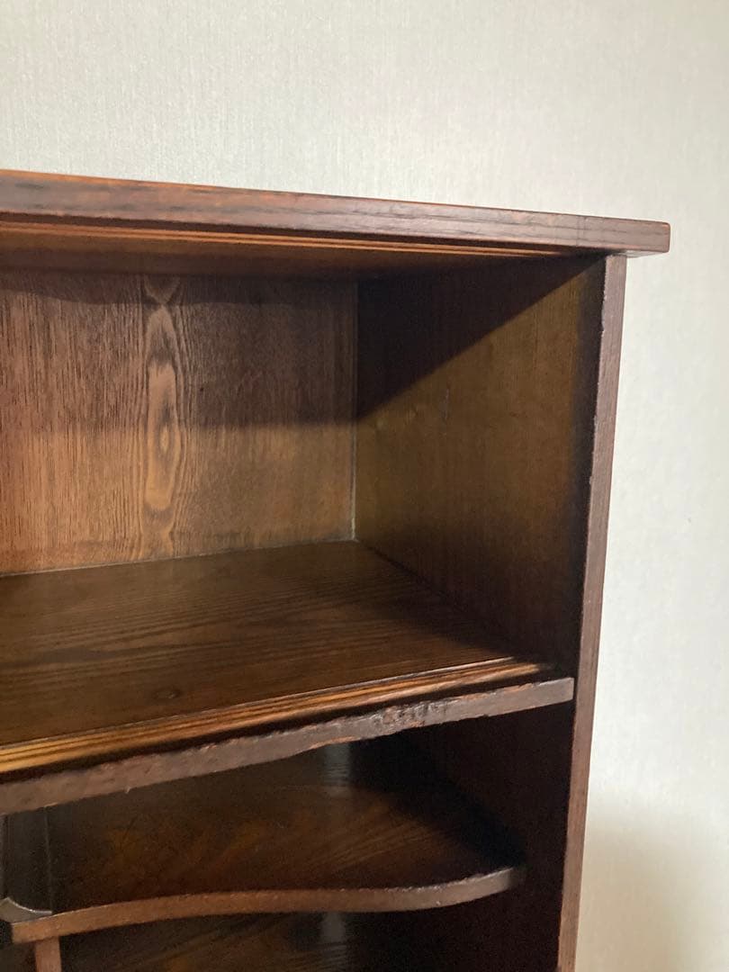 【送料込】アンティークの収納棚　高さ89cm