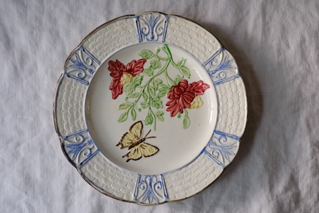 フランスアンティーク｜オルシィ窯のデザートプレート