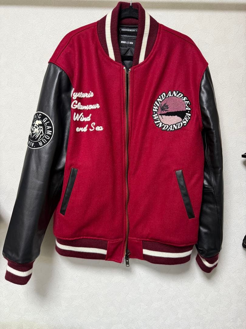 WIND AND SEA HYSTERIC GLAMOUR スタジャン　XL