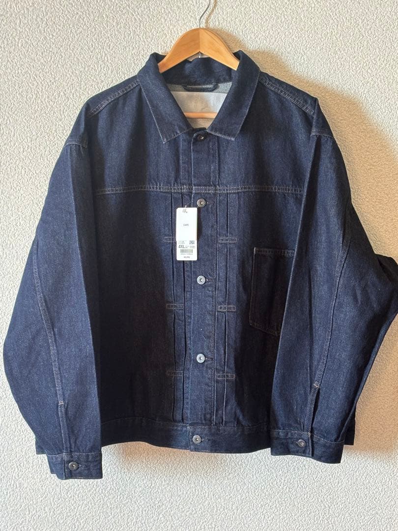 【貴重】 ユニクロ デニムトラッカージャケット 68BLUE 4xl