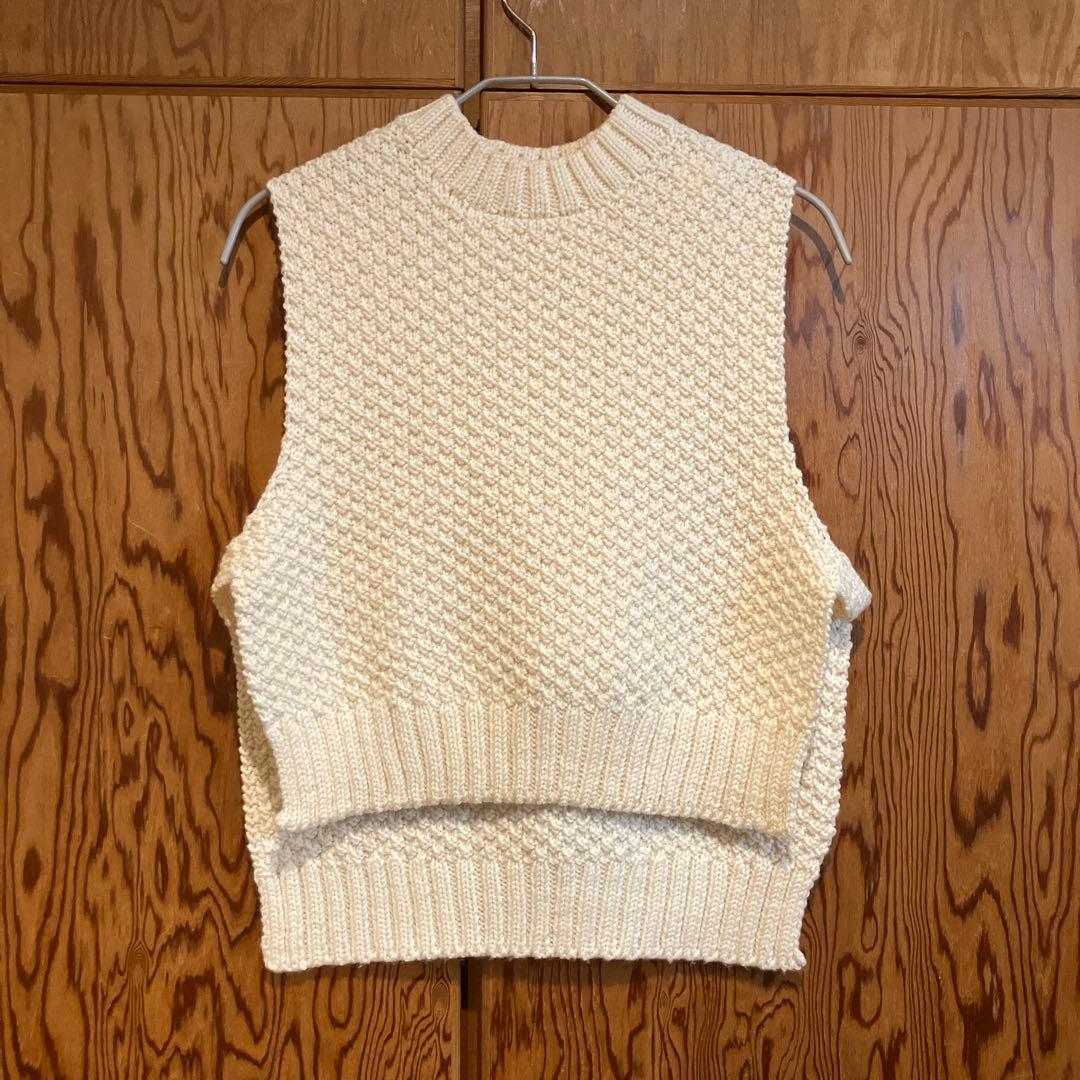 お値下げ／torici トリチ カノコベストホワイト