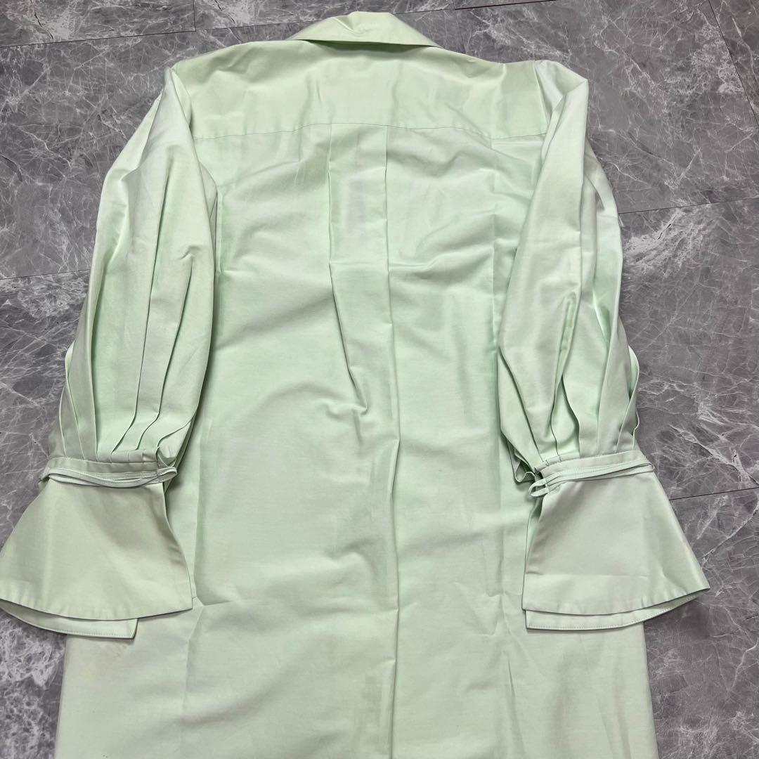 【試着のみ】近年品　マメクロゴウチ　ワンピース　ドレス　23SS マキシ丈　S