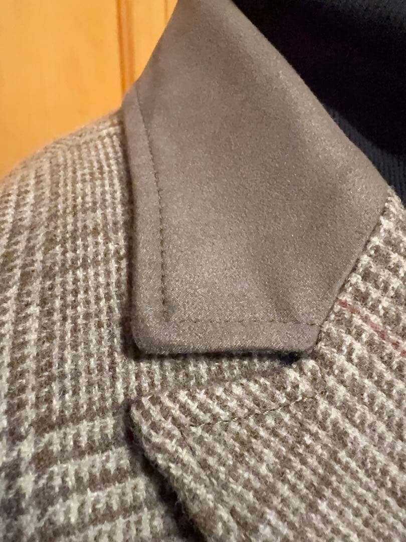 ニューヨーカー　コート　ジャケット チェック柄ダブル ブレストコート　13号