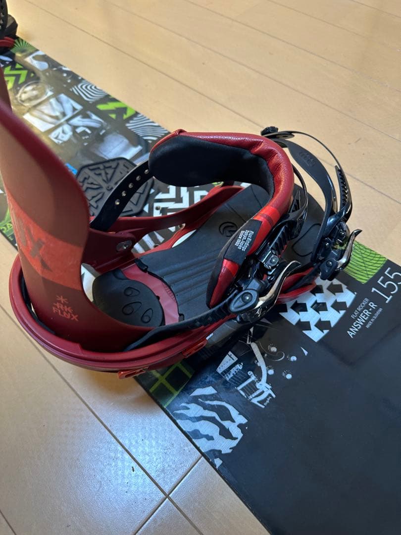 スノーボード ビンディング セット　ELAN 155 FLUX RX L