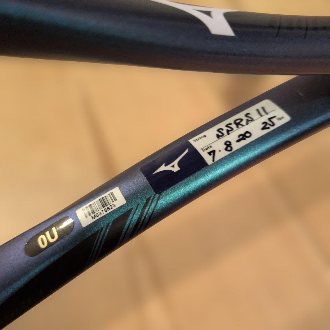 [美品]MIZUNO ミズノ 軟式テニスラケット DFORCE V-10 0U