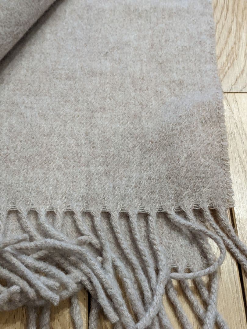 【美品】 acne studios ストール 大判マフラー ベージュ ピンクタグ