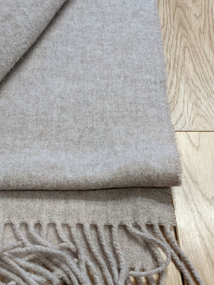 【美品】 acne studios ストール 大判マフラー ベージュ ピンクタグ