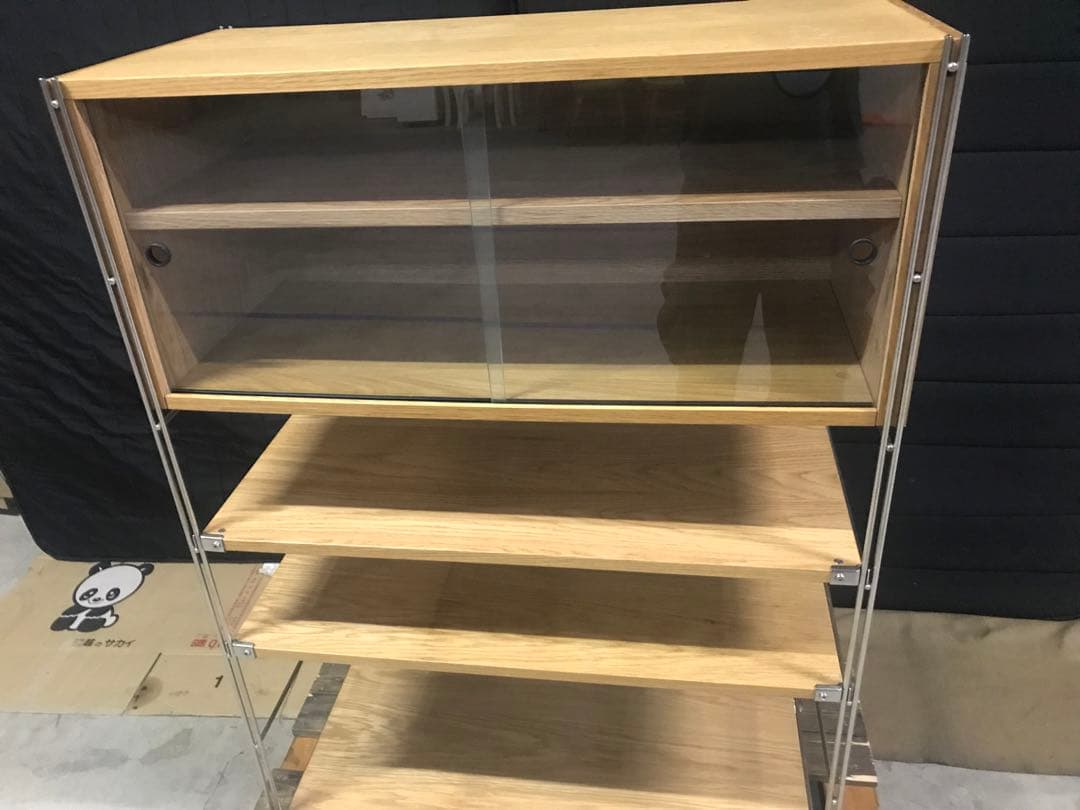 無印良品 ステンレスユニットシェルフ 収納食器棚