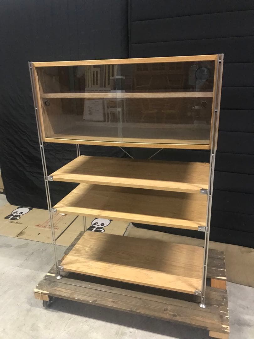 無印良品 ステンレスユニットシェルフ 収納食器棚