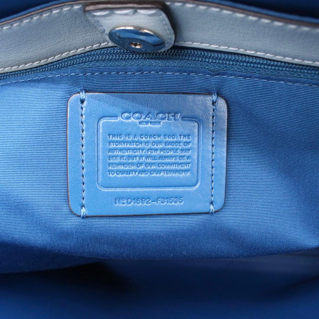 【美品】COACH トートバッグ セミショルダーバッグ レザー F31535
