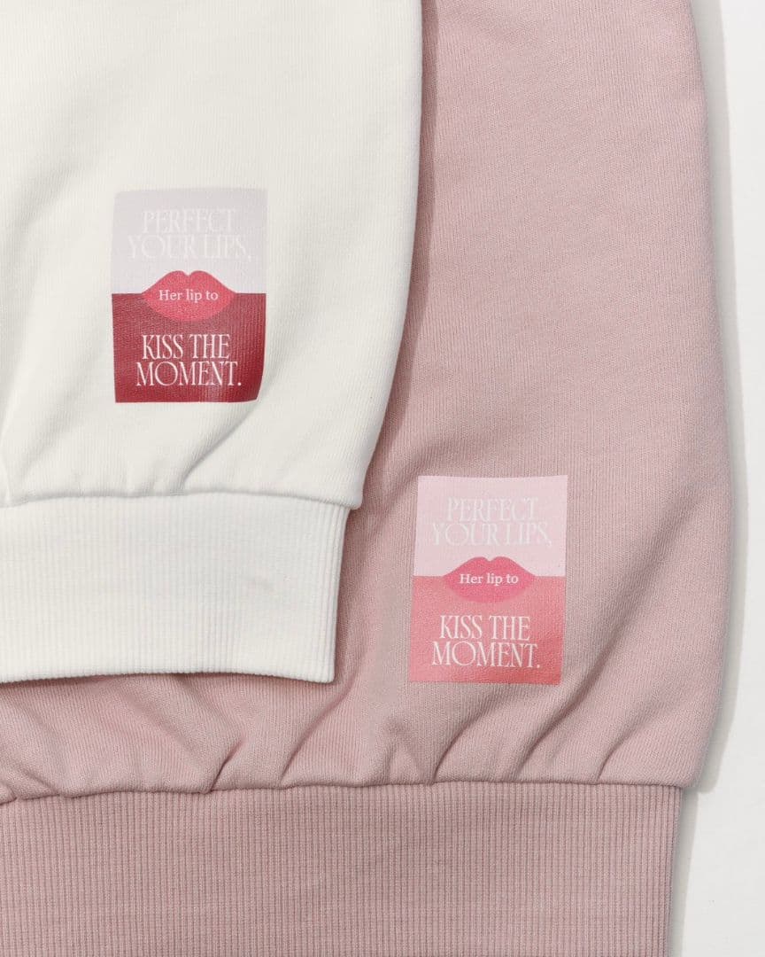 【新品未使用】LIP TO LOVE SWEATSHIRT ROSE