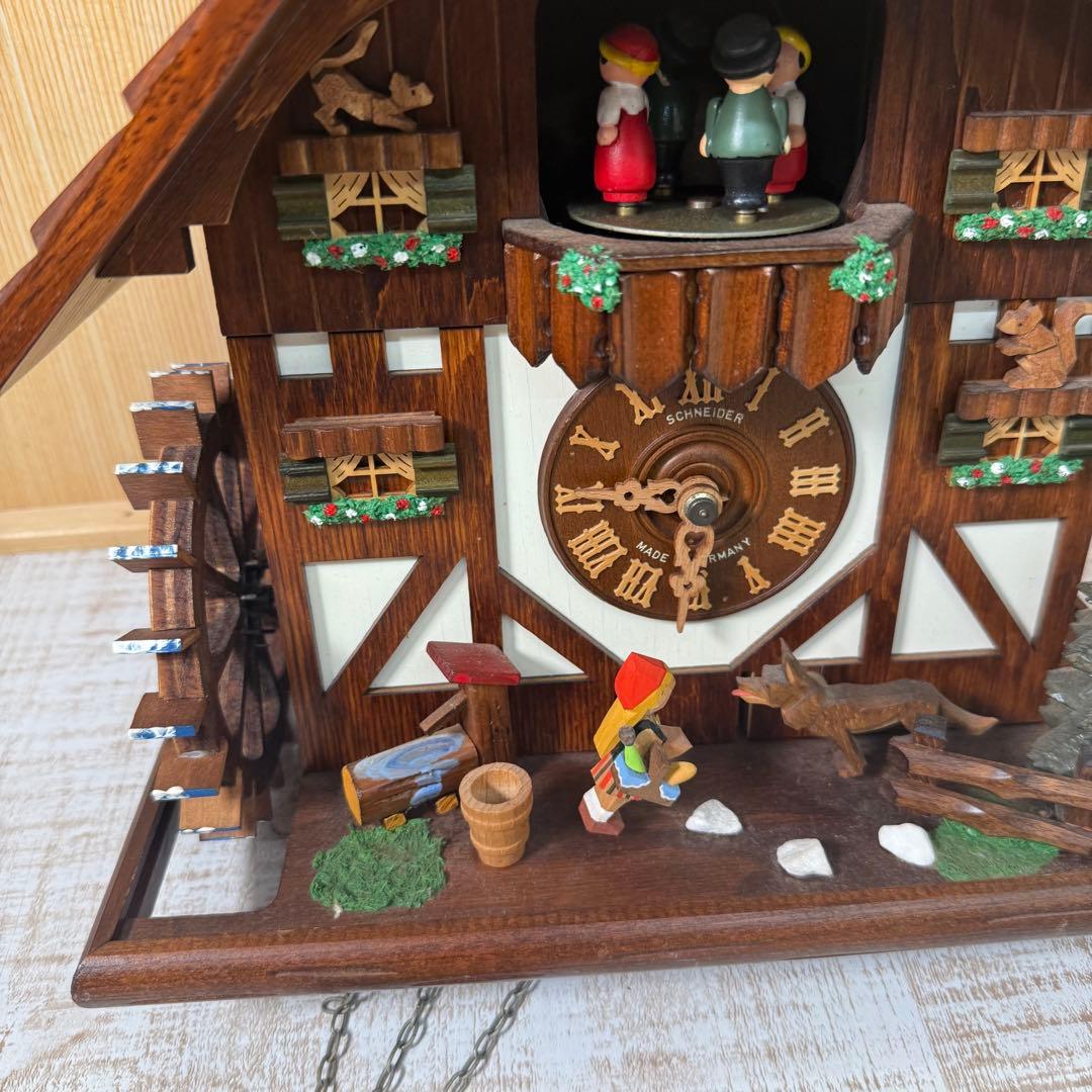 レア　Schneider シュナイダー製　鳩時計　ドイツ