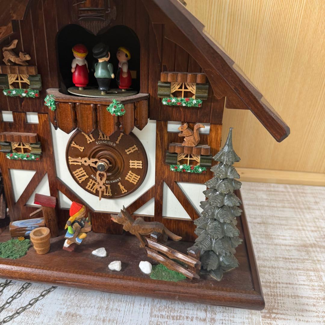 レア　Schneider シュナイダー製　鳩時計　ドイツ