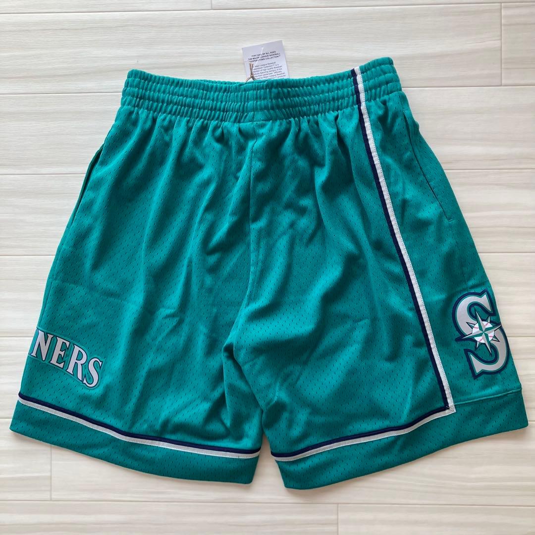 【新品】 MLB シアトル・マリナーズ　ハーフパンツ　メジャーリーグ　バスパン