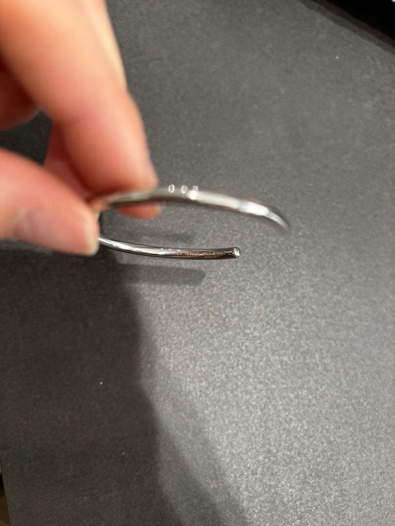 CELINE シルバーノットバングル　C1