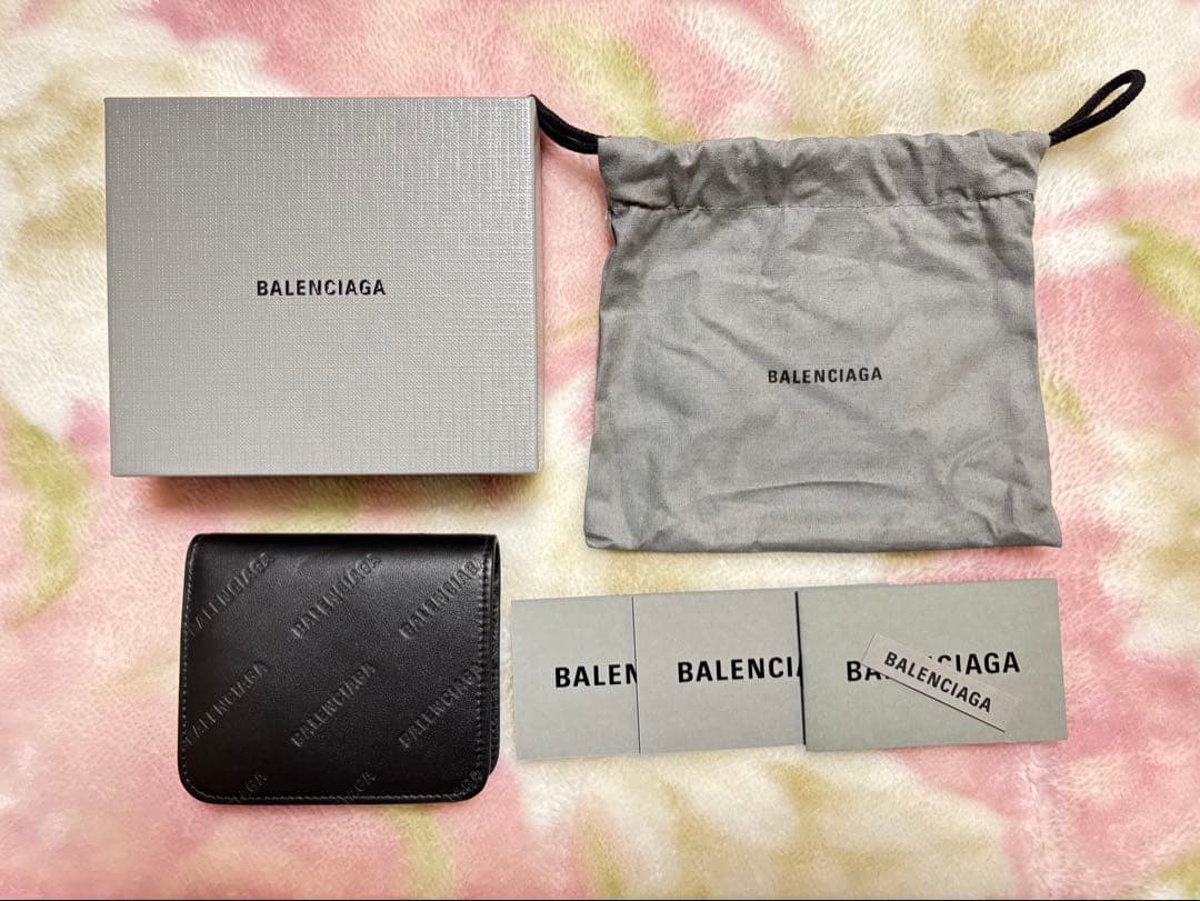 BALENCIAGA バレンシアガ 二つ折り財布 ミニ財布