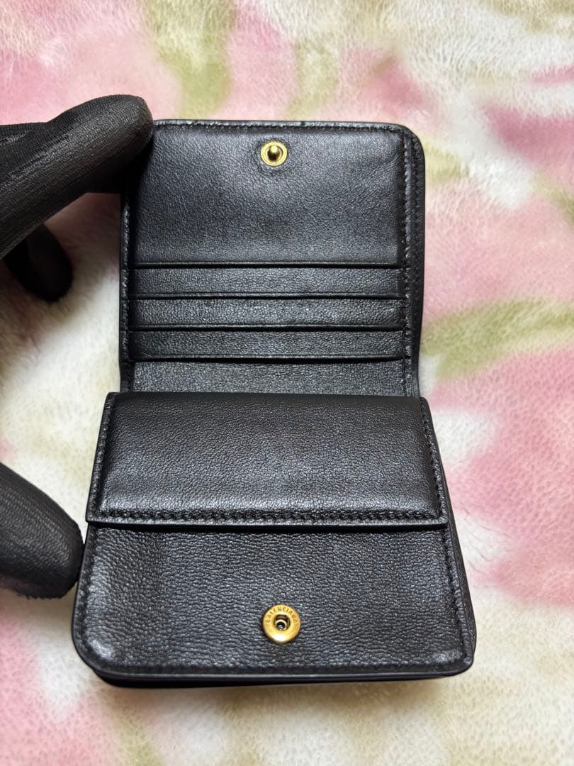 BALENCIAGA バレンシアガ 二つ折り財布 ミニ財布