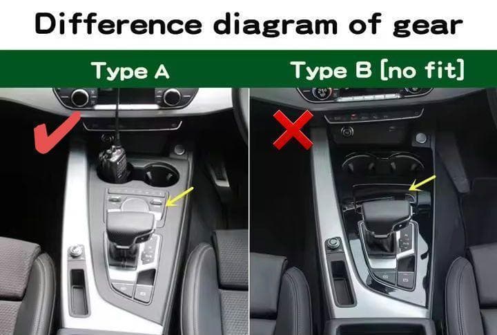 Audi A4 B9/A5 B9 ②カーボン調ギアボックスサイドトリム