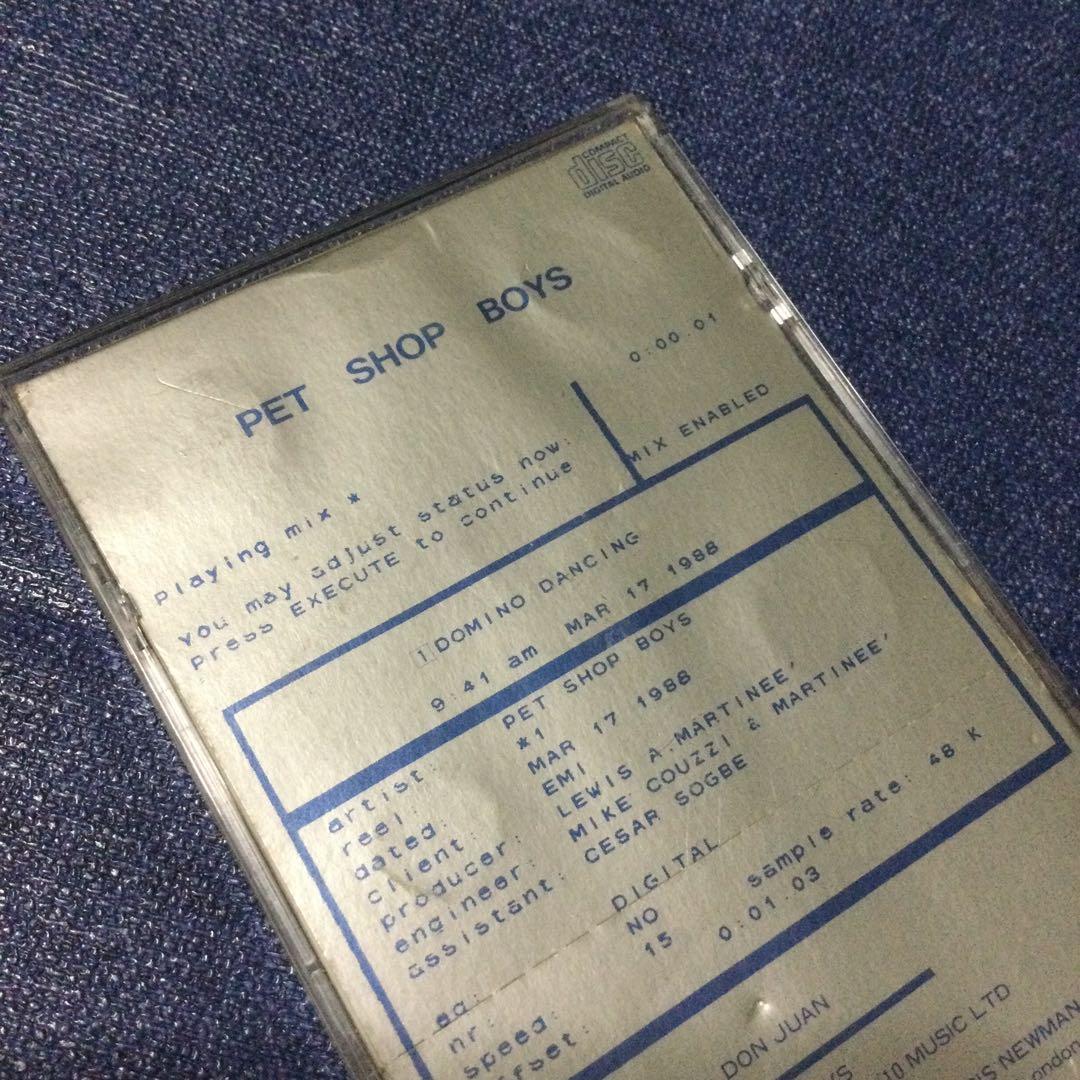 ペット・ショップ・ボーイズ/ドミノ・ダンシング　8センチ8cm シングルCD