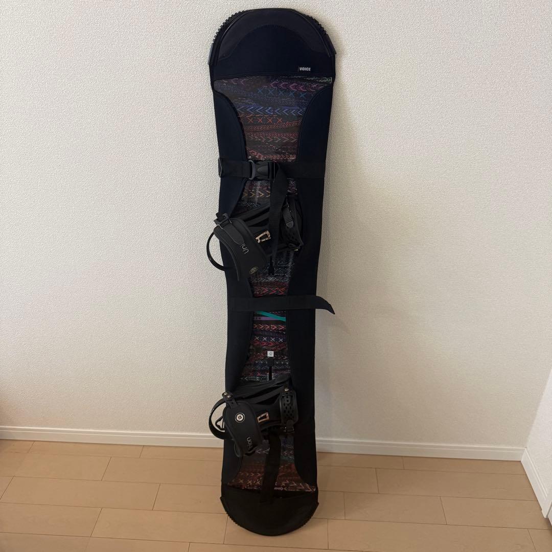 BURTON FEATHER レディース 2点セット(ケース付き) 144cm