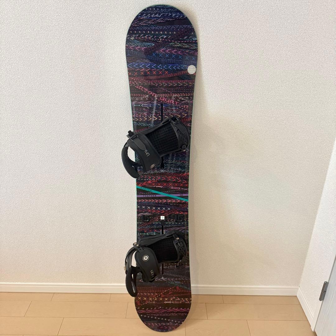 BURTON FEATHER レディース 2点セット(ケース付き) 144cm