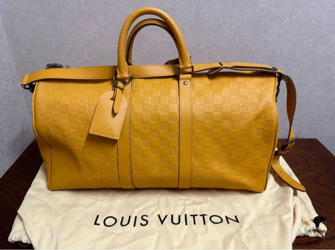 LOUIS VUITTON ダミエ・アンフィニ キーポル・バンドリエール45