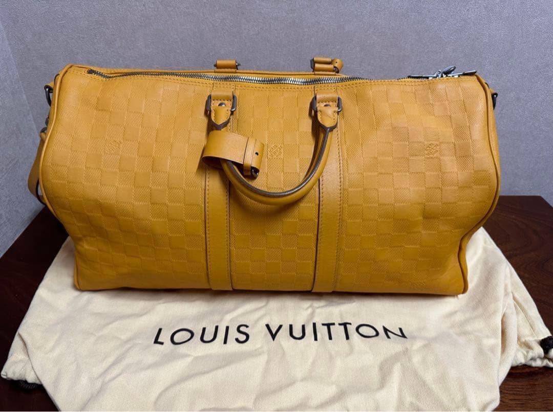 LOUIS VUITTON ダミエ・アンフィニ キーポル・バンドリエール45