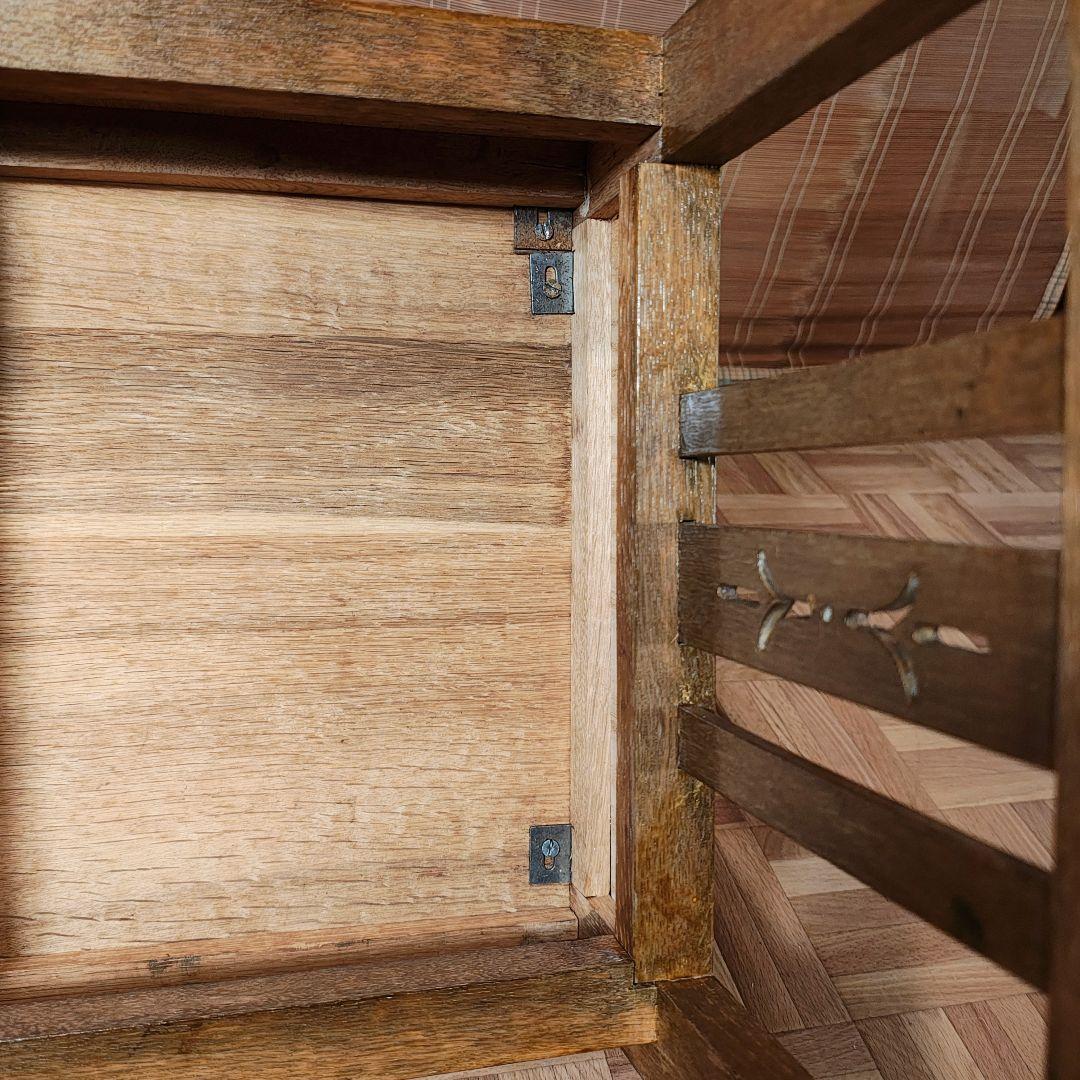 文机　小引き出し2杯　座卓　昭和レトロ　古家具