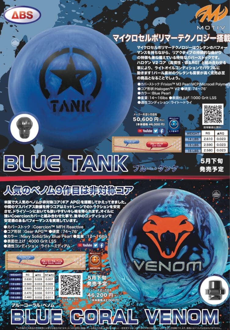 15ポンドドリルしたのみ★ブルータンク★モーティブMOTIV TANK★