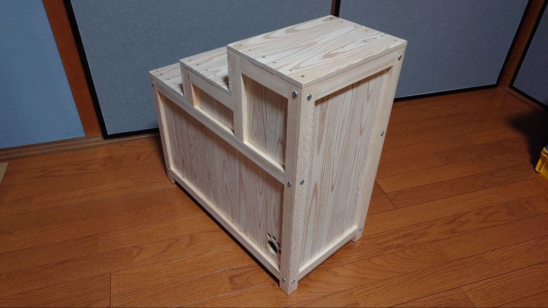 ㉚★アンジぇ★キャットハウス★階段タイプ★ハンドメイド★猫★猫小屋