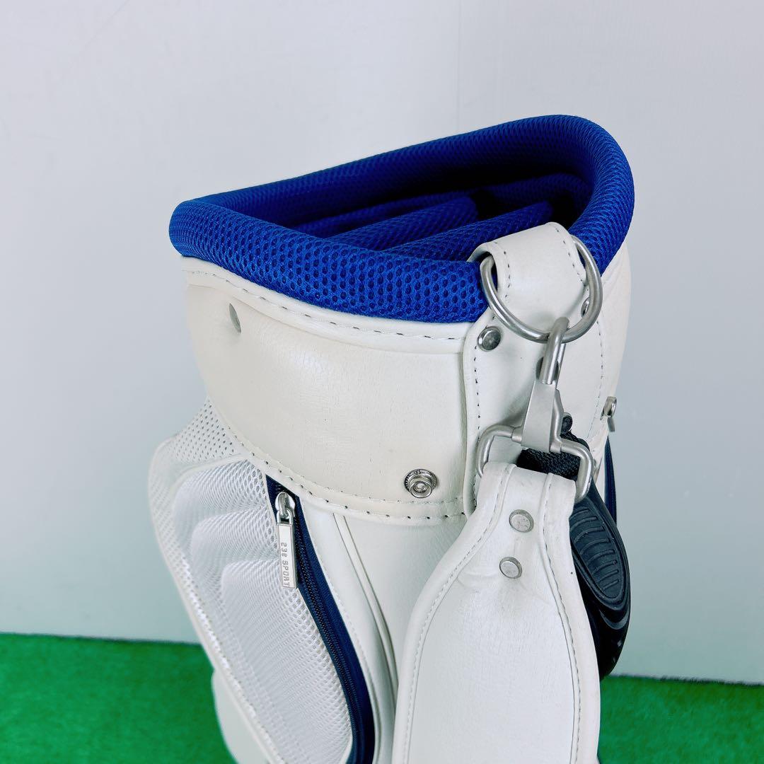23区　SPORT　GOLF ゴルフ　スタンド式　キャディーバッグ　ホワイト　白