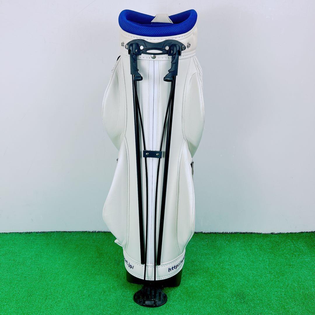 23区　SPORT　GOLF ゴルフ　スタンド式　キャディーバッグ　ホワイト　白
