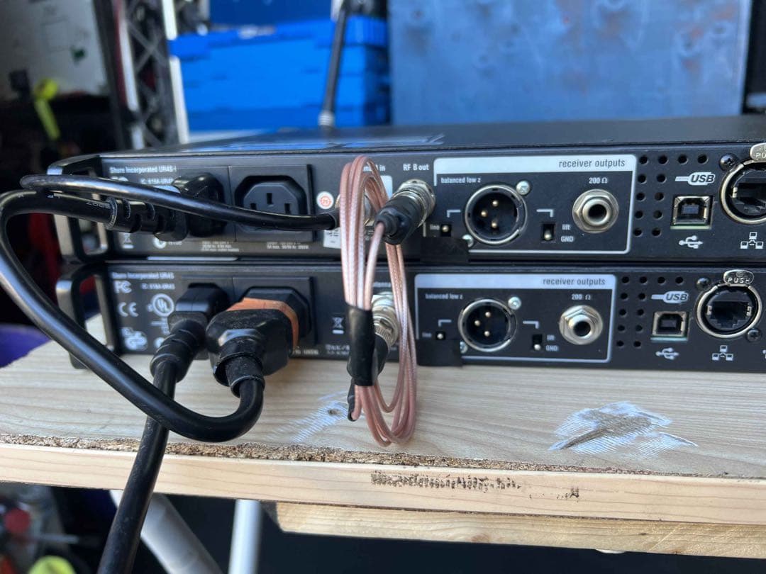 m*6様 Shure UR4S x2 ABJ ワイヤレス2台セット週末セール